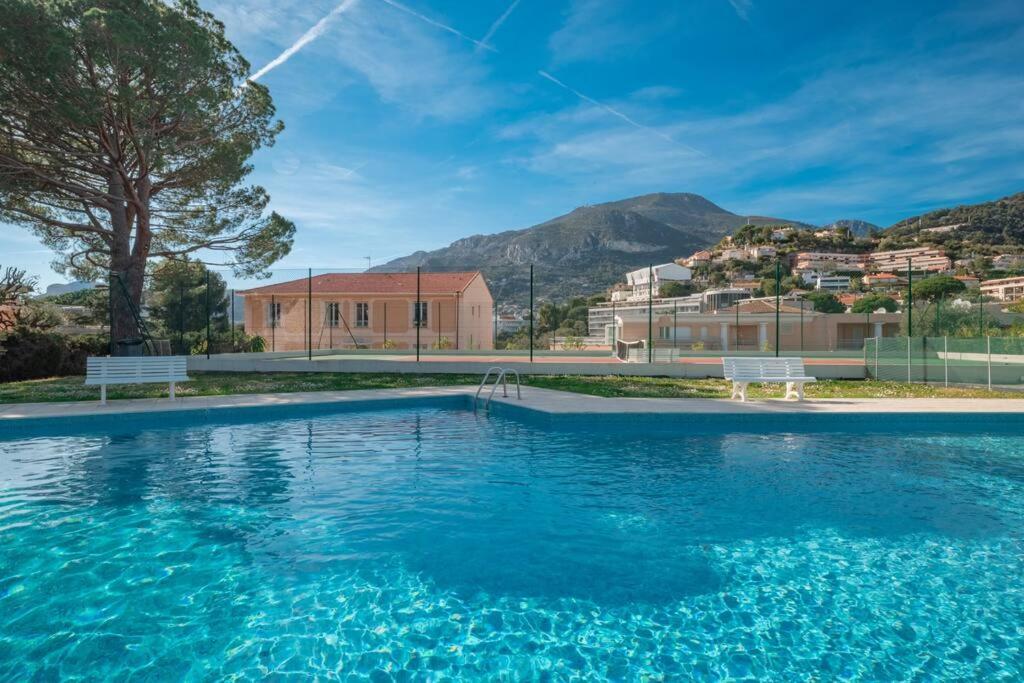 Appartement Familial 6P, Avec Piscine Et Tennis, Proche Mer Roquebrune-Cap-Martin Exterior foto